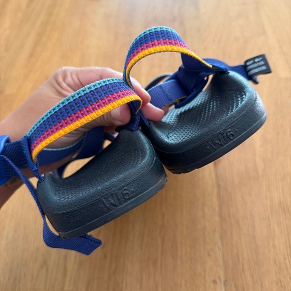 Chaco Z/Cloud 2 Multicolored Woven Strap Outdoor Sandals Size 6 - Picture 7 of 10